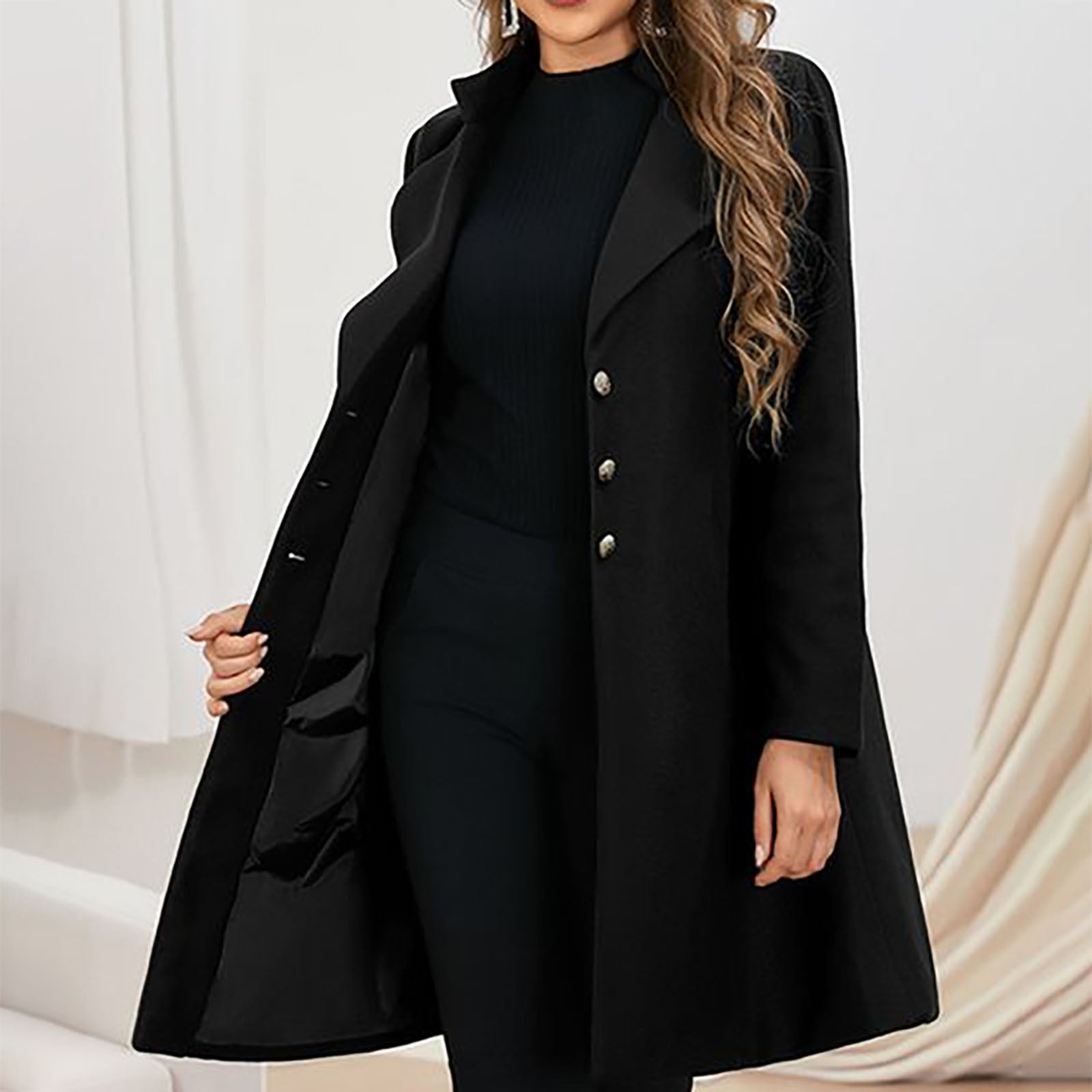 Hadley | Femme Tranchée Manteau Longue | Elégant