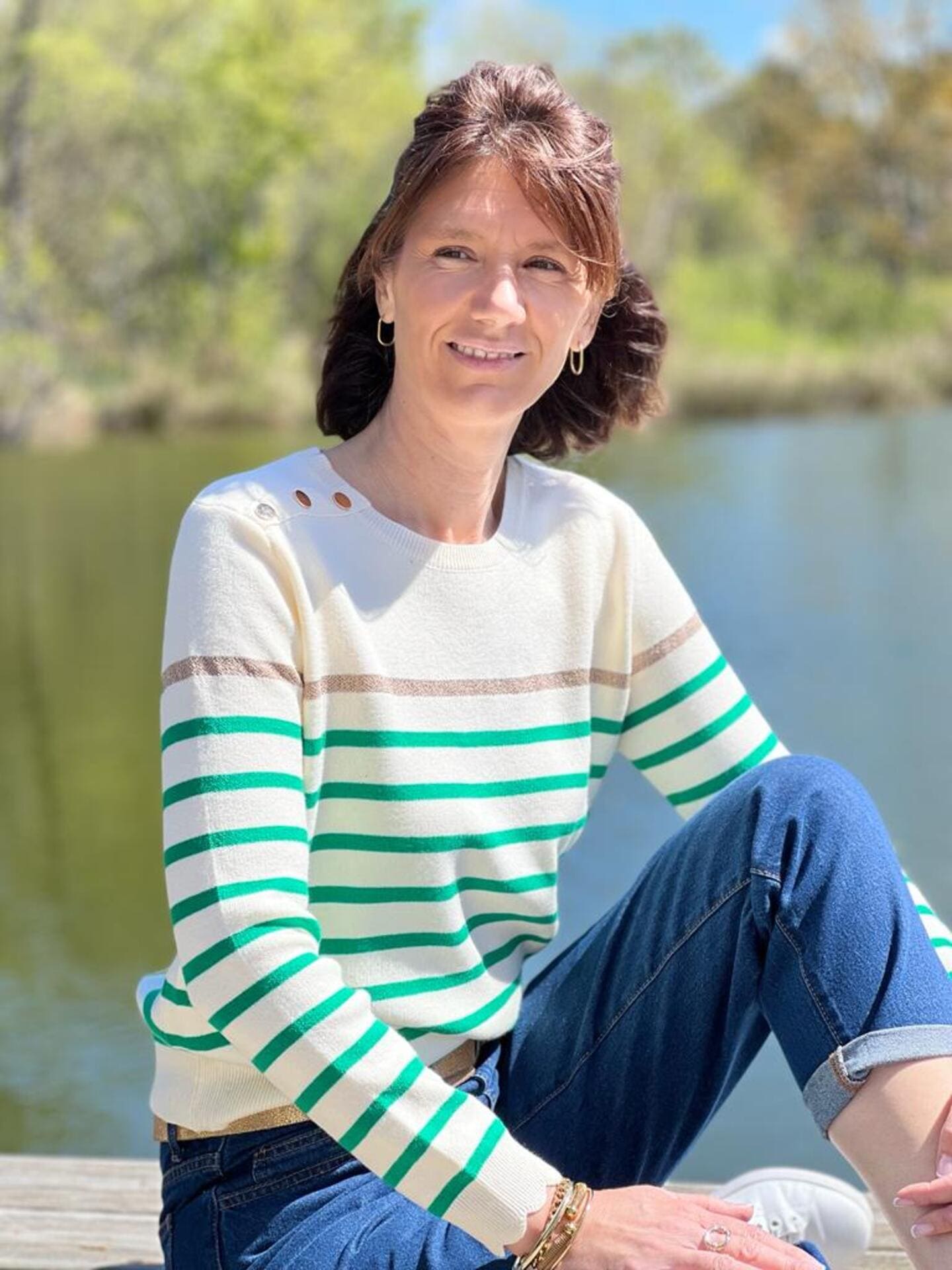 Pull marinière Linette