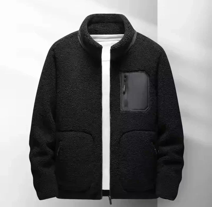 Xavier – Veste intemporelle pour hommes avec fermeture éclair
