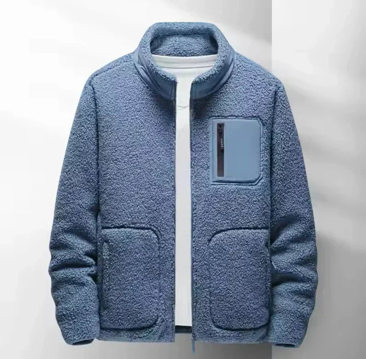 Xavier – Veste intemporelle pour hommes avec fermeture éclair