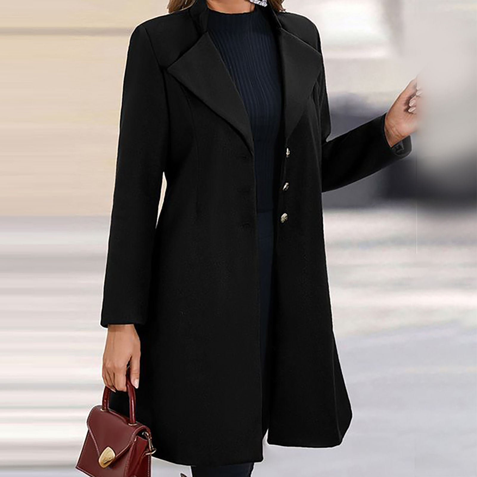 Hadley | Femme Tranchée Manteau Longue | Elégant