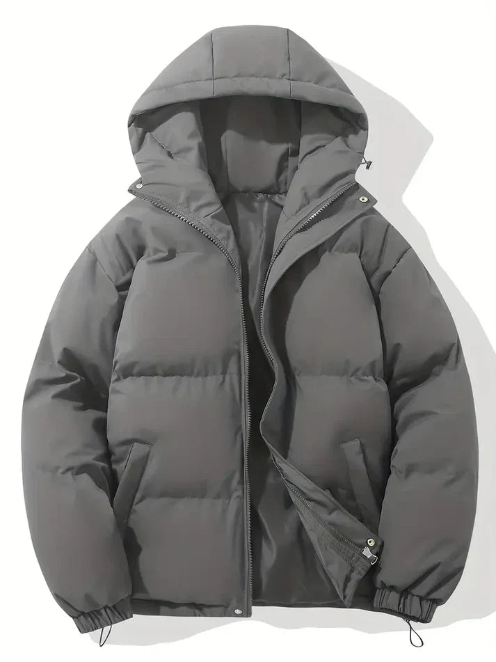 Lucas – Manteau doux pour homme avec capuche et style intemporel