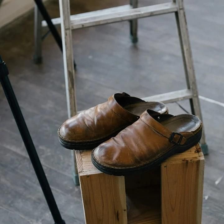 Étienne – Pantoufles orthopédiques en cuir pour homme, confort supplémentaire