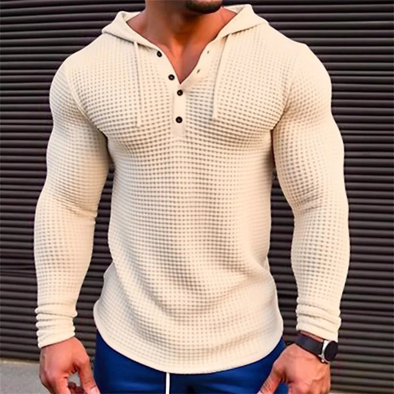 T-shirt à Manches Longues Homme gris