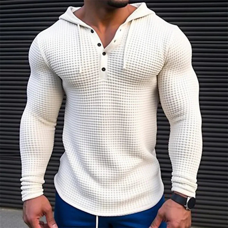 T-shirt à Manches Longues Homme gris