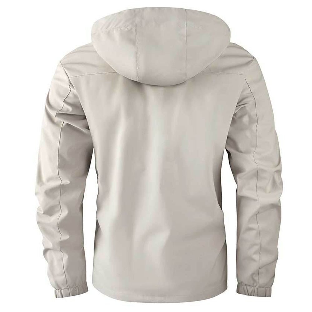 Benoît – Manteau mi-long pour hommes avec capuche, design pratique et élégant