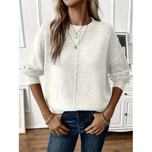 Daleyza | Pull Ras Du Cou Pour Femme | Manches Longues
