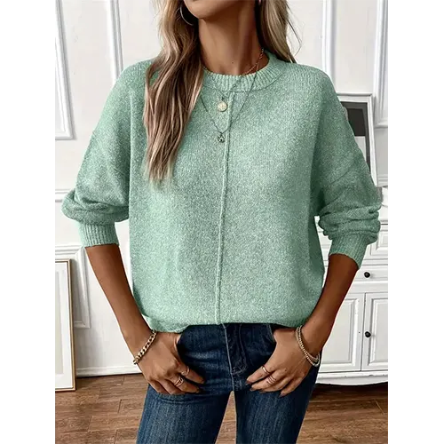 Daleyza | Pull Ras Du Cou Pour Femme | Manches Longues