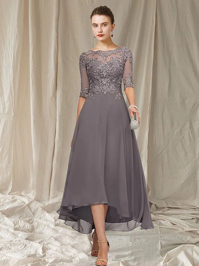 Alix – Robe chic avec dentelle et sequins, parfaite pour les grandes occasions