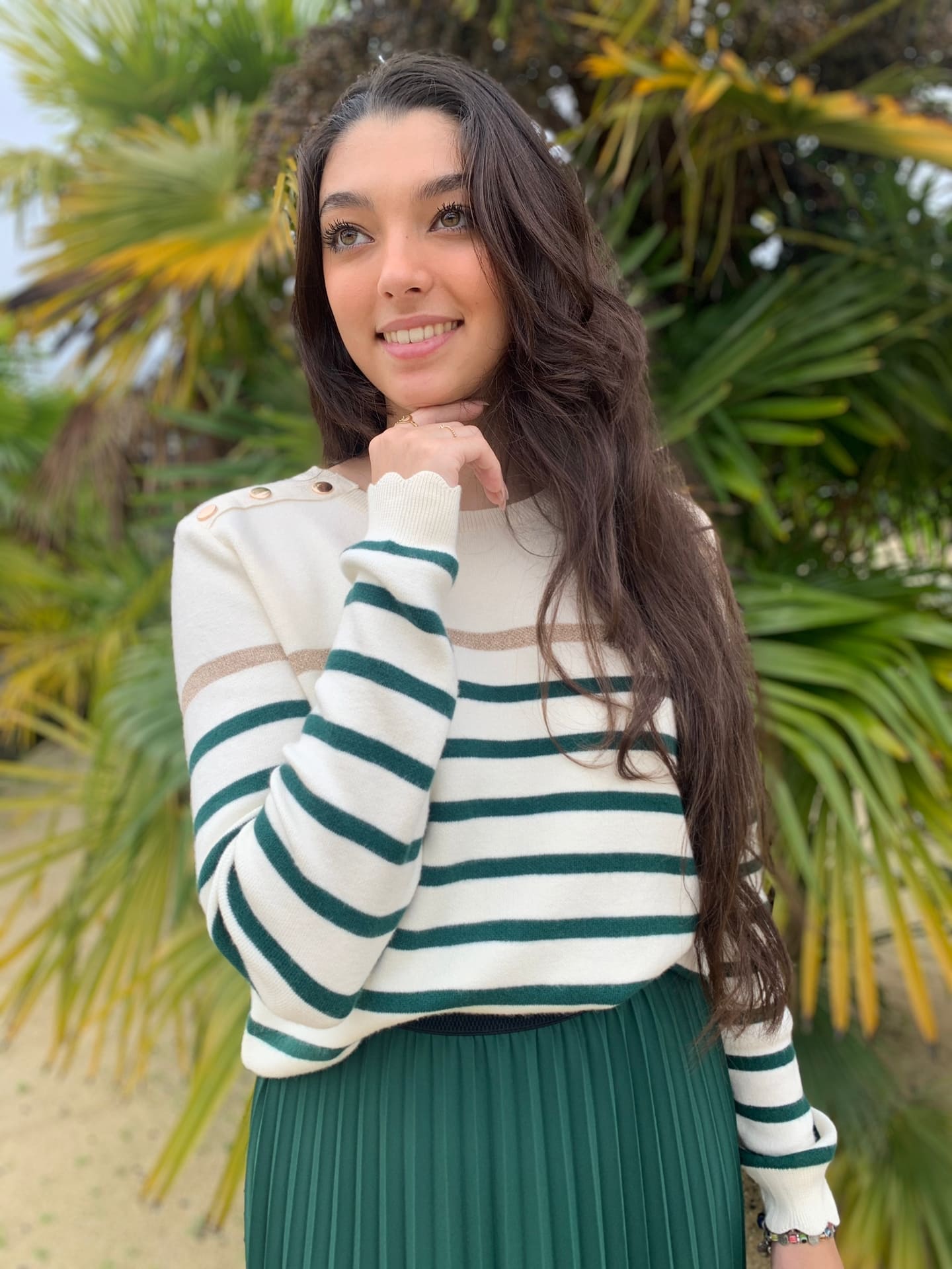 Pull marinière Linette