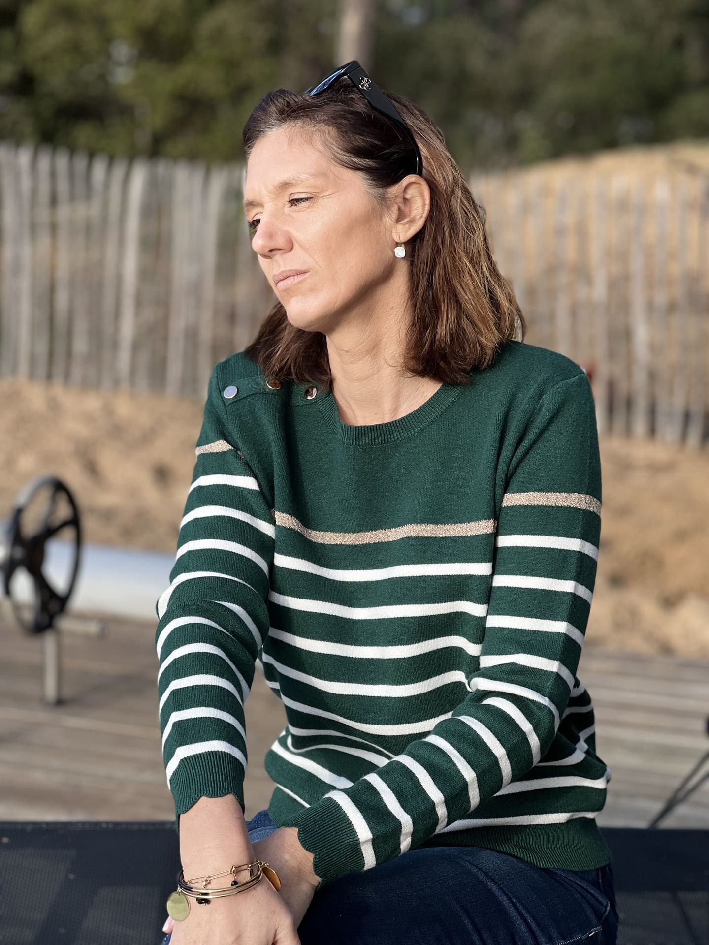 Pull marinière Linette