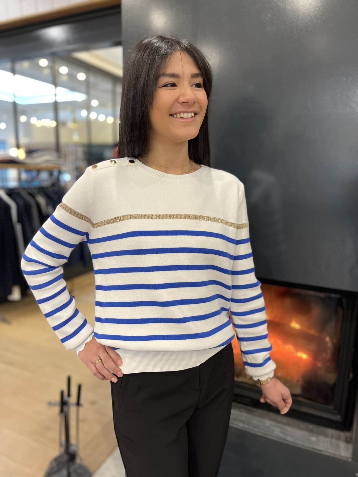Pull marinière Linette