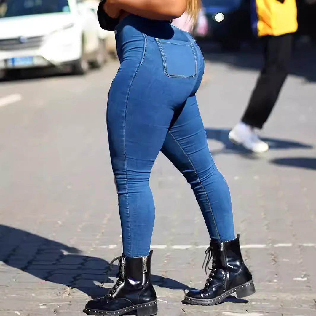 Jean Skinny Taille Haute