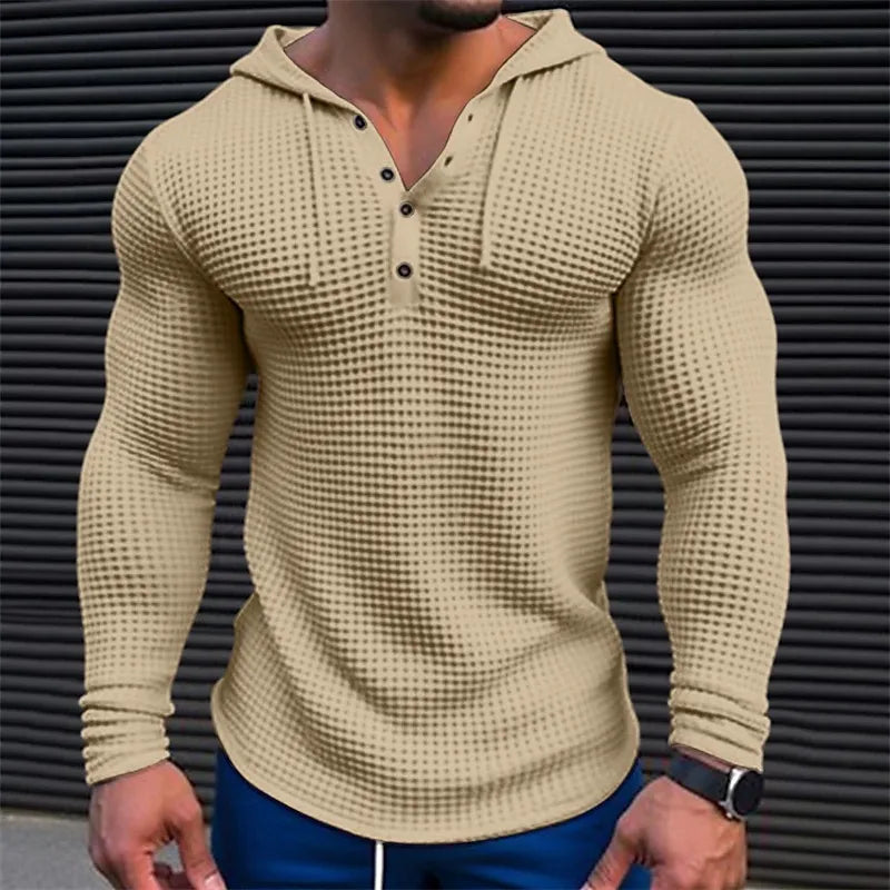 T-shirt à Manches Longues Homme gris