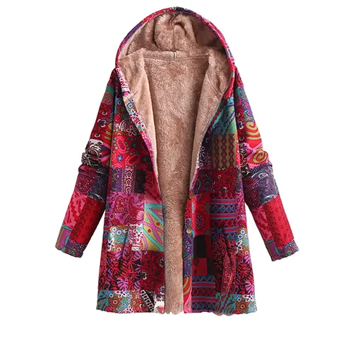Palmer | Sweat À Capuche Patchwork D'hiver Pour Femme | Surdimensionné
