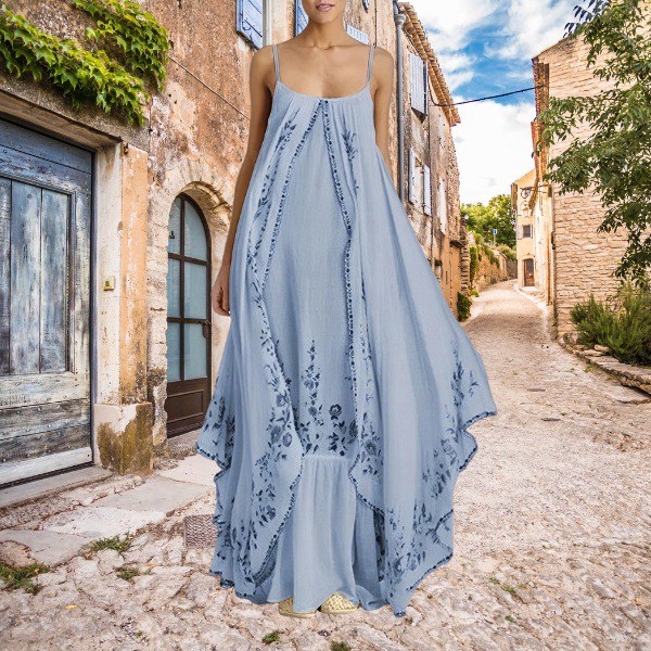 Maia | Femme Robe longue d'été