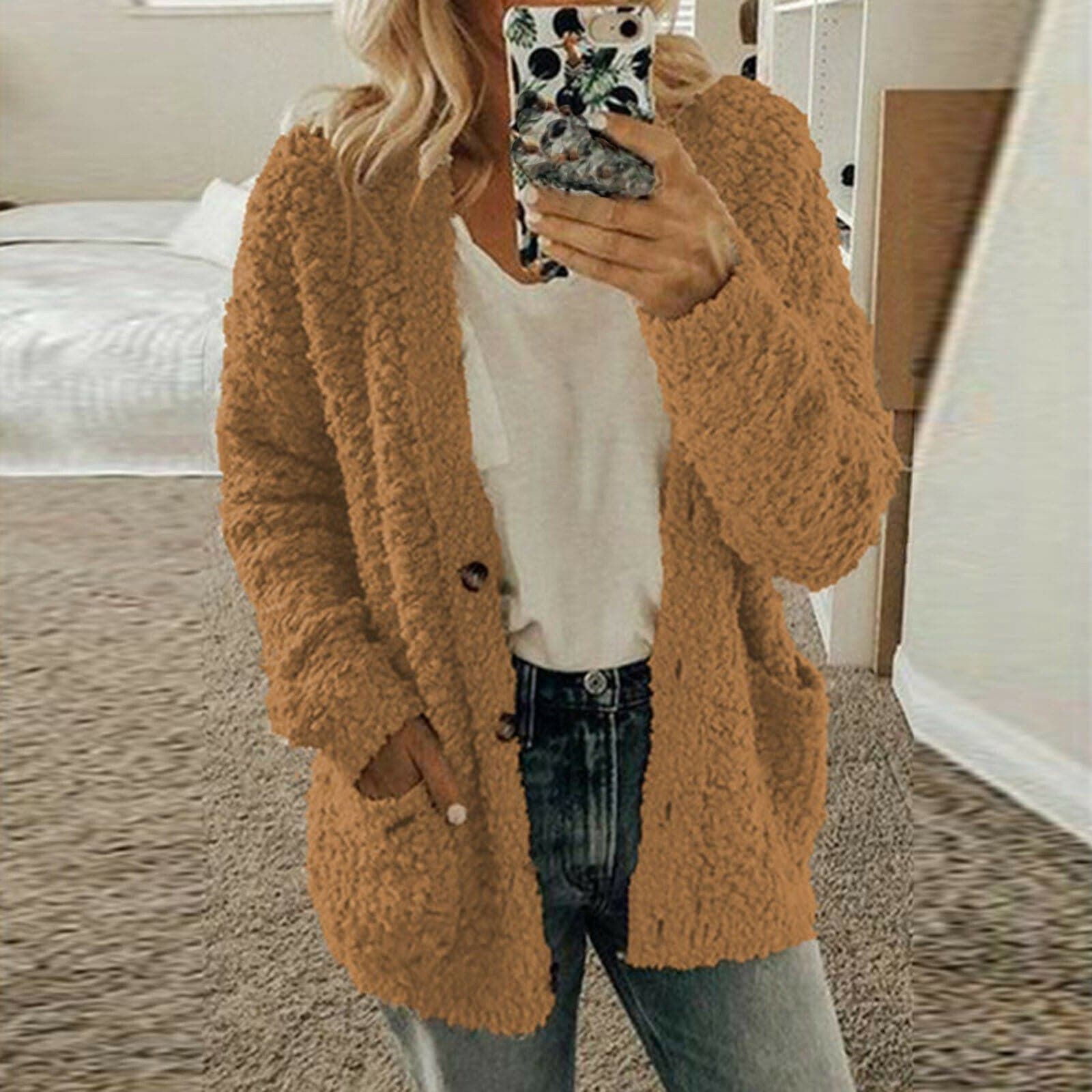 Joelle - Cardigan chaud et doux en laine
