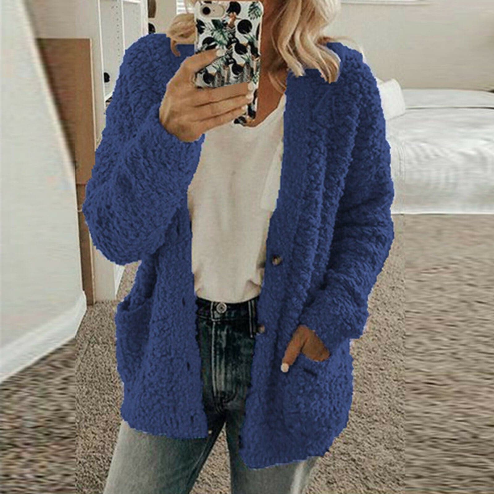 Joelle - Cardigan chaud et doux en laine