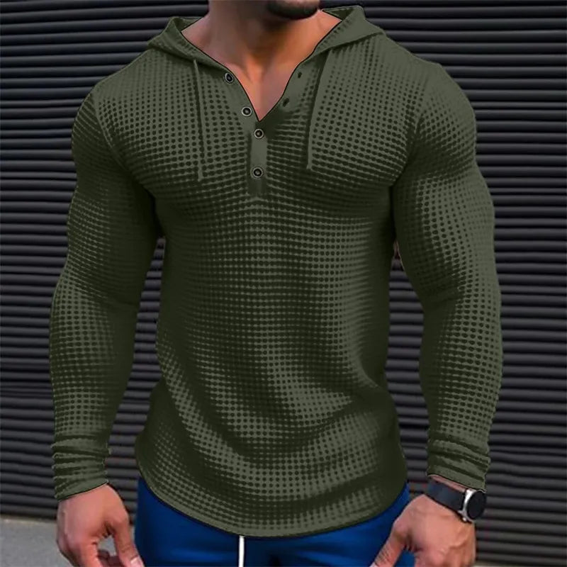 T-shirt à Manches Longues Homme gris