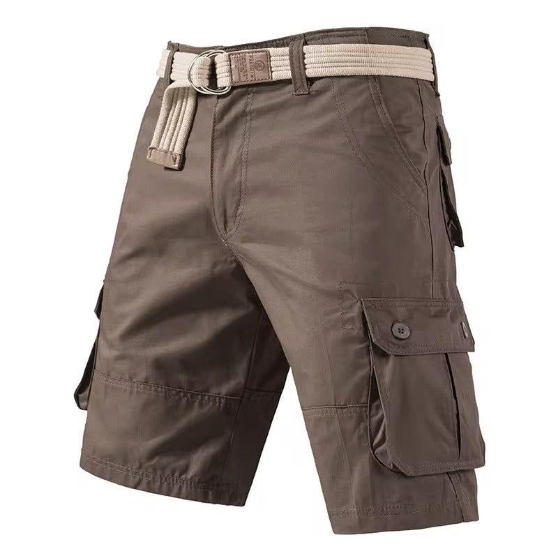 Short cargo en coton, longueur au genou