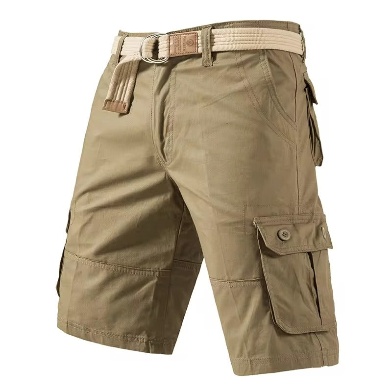 Short cargo en coton, longueur au genou