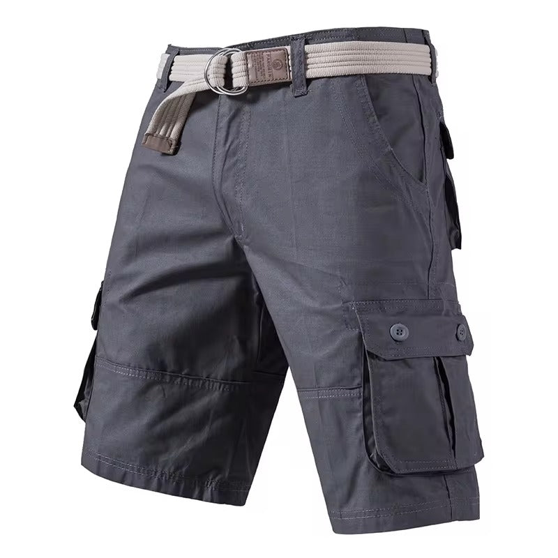 Short cargo en coton, longueur au genou