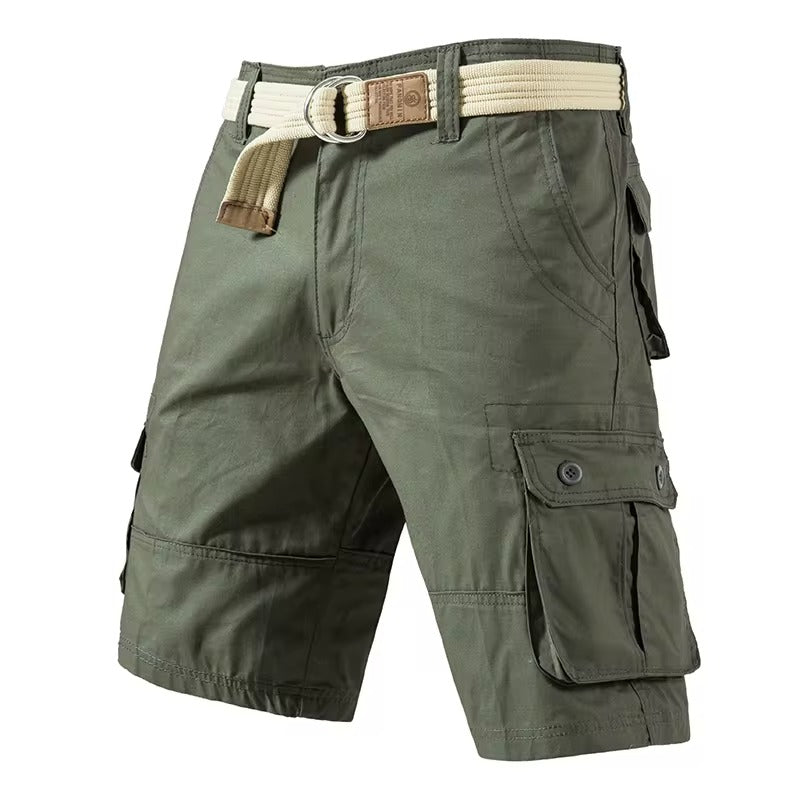 Short cargo en coton, longueur au genou