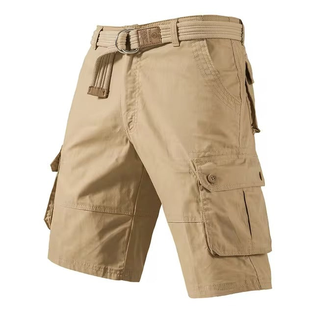 Short cargo en coton, longueur au genou