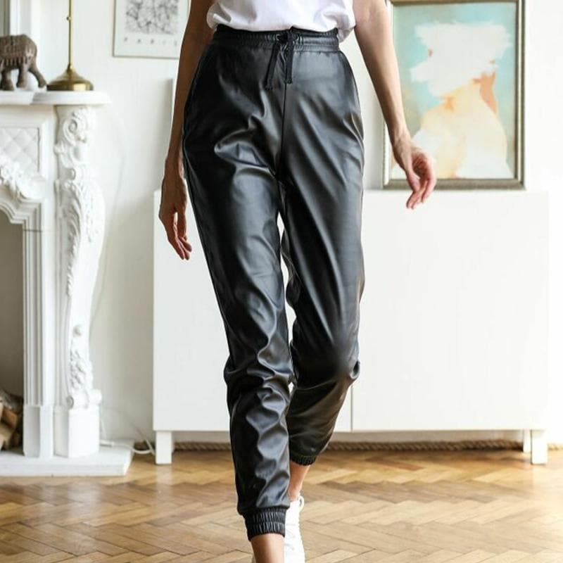 Ina - Pantalon en cuir de haute qualité