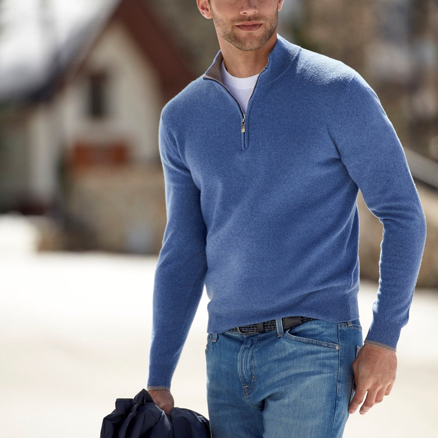 Baptiste - Pull à la mode pour homme avec fermeture éclair