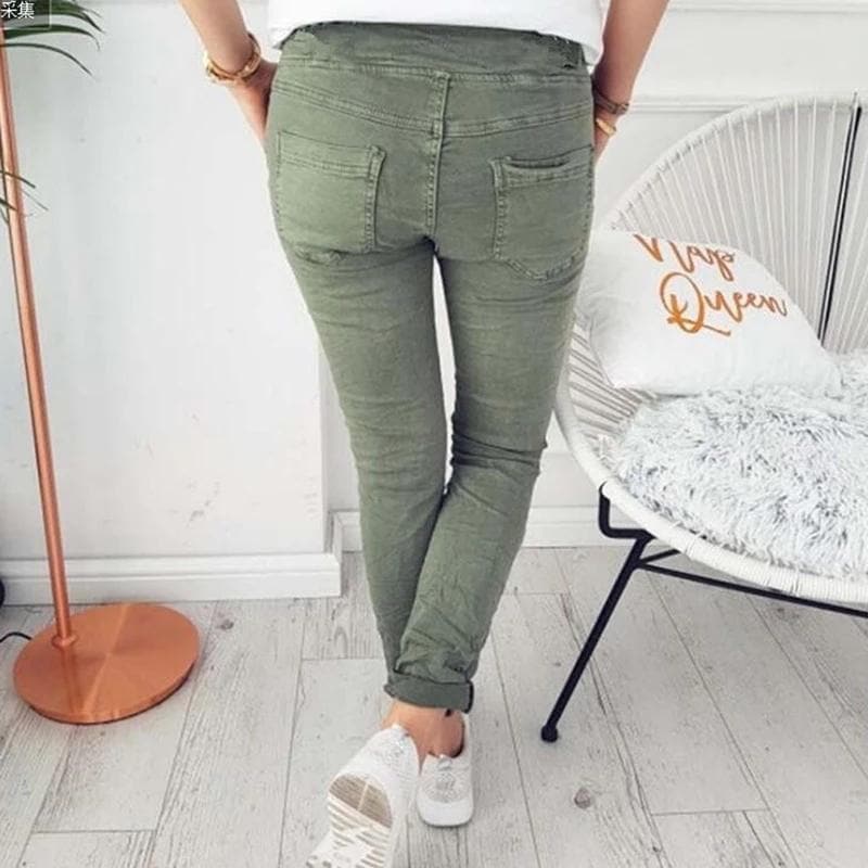 Femme - Pantalon coupe crayon élégant