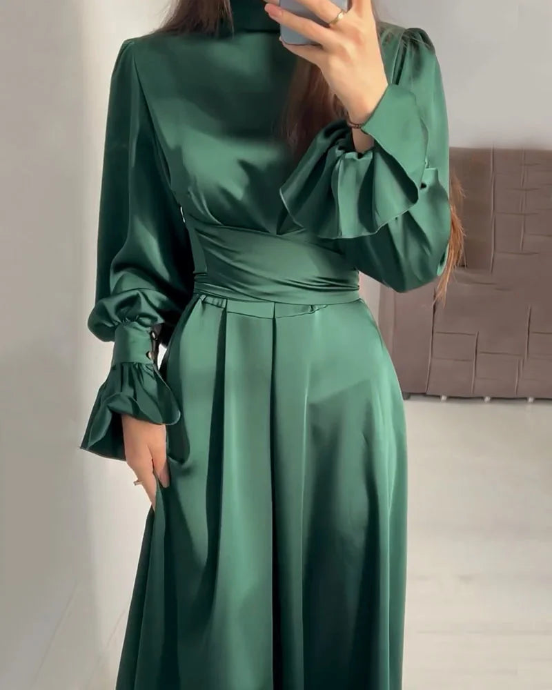 Serena | Femme Robe Longue | Vert