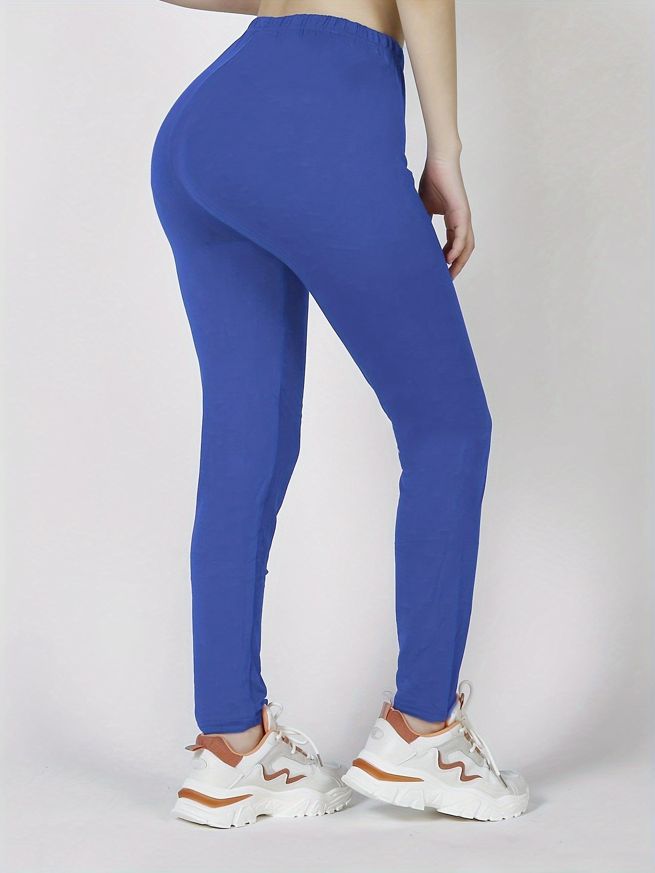 Karine - Leggings Solides Taille Haute