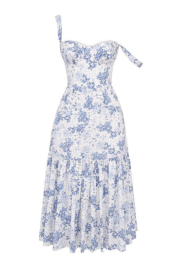 Boutique - Robe d'été mi-longue Blossom Breeze à imprimé floral