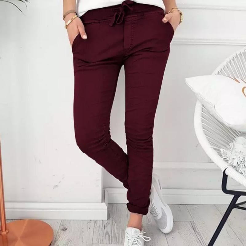 Femme - Pantalon coupe crayon élégant