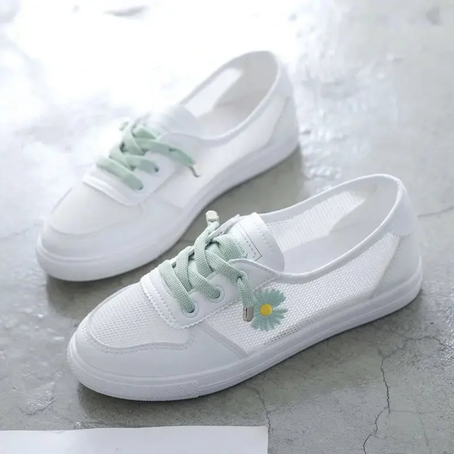 Bloom - Chaussures en toile respirante à fleurs