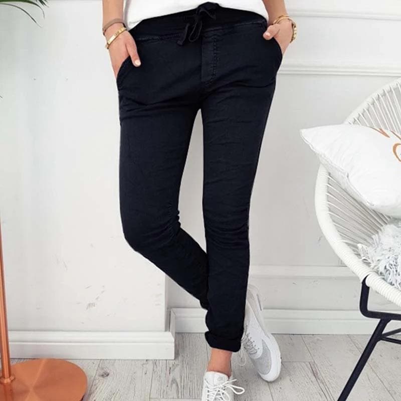 Femme - Pantalon coupe crayon élégant