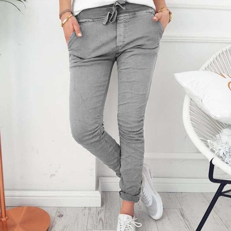 Femme - Pantalon coupe crayon élégant