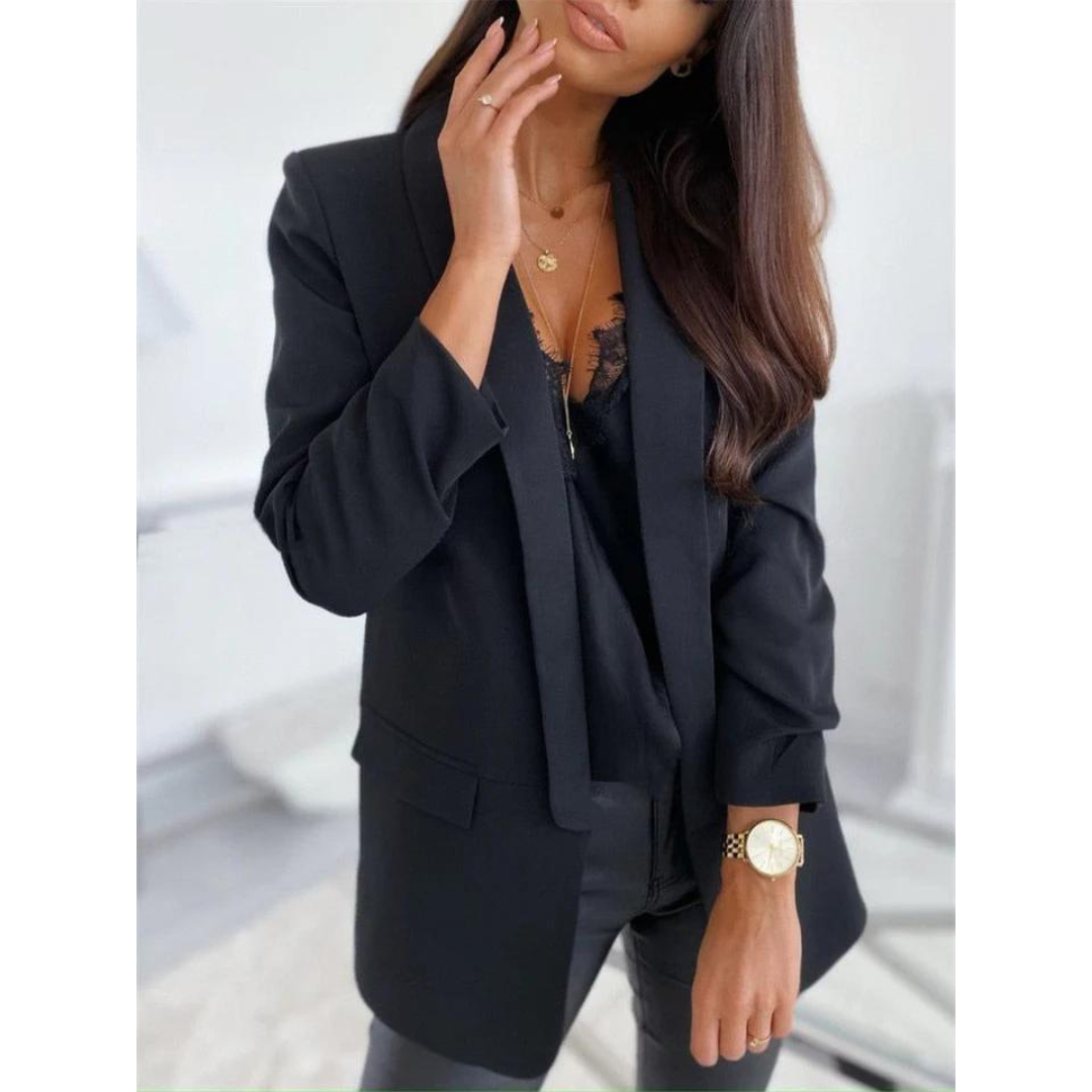 Édithan | Blazer Travail Élégant Pour Femme | Longues