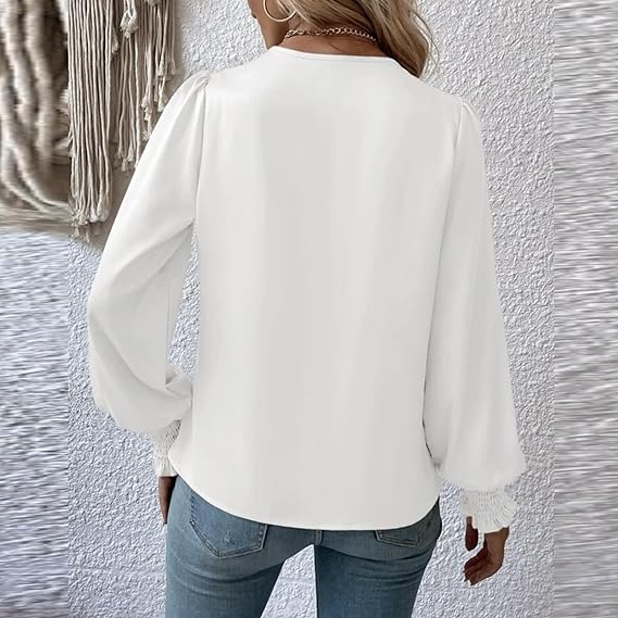 Farah - Blouse élégante avec décolleté en V