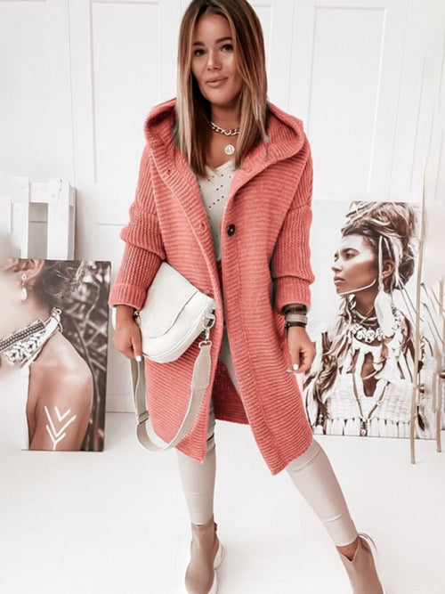 Tess – Gilet tendance avec capuche et manches longues