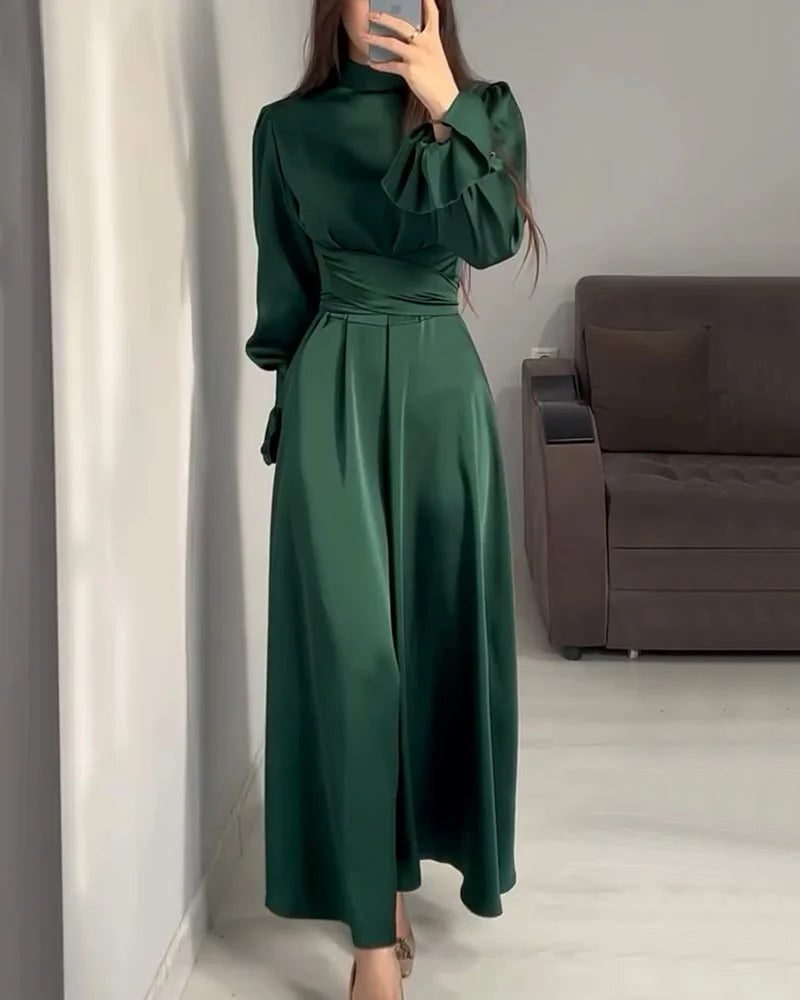 Serena | Femme Robe Longue | Vert