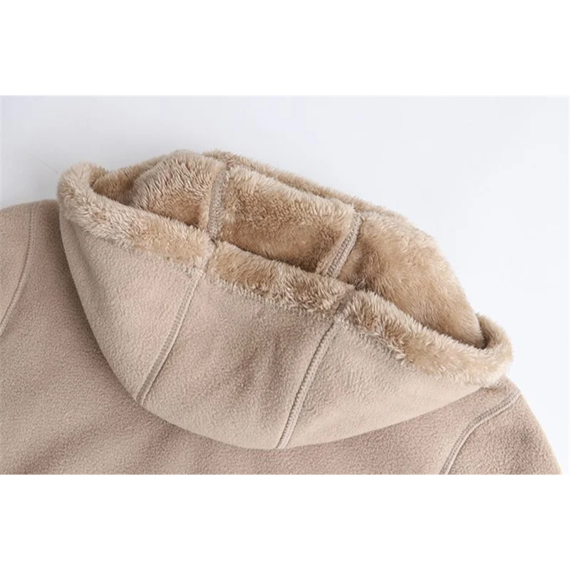 Éva - Veste Chaleureuse avec Capuche et Fermeture Éclair, Gilet en Fleece