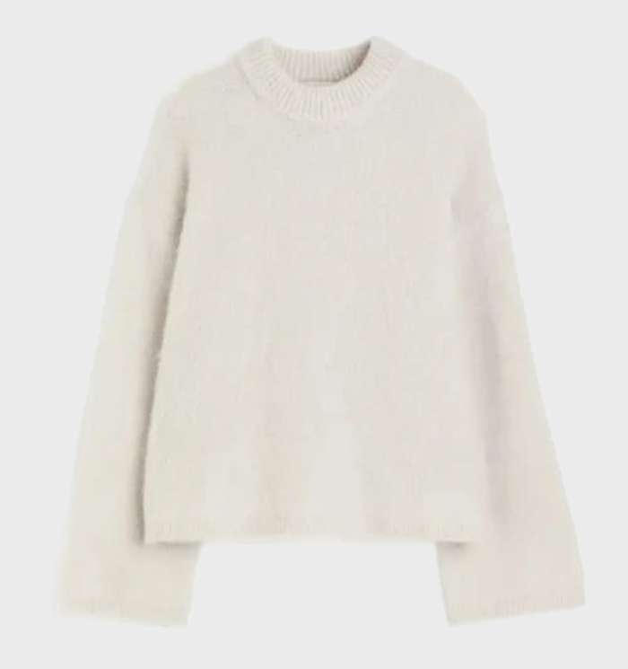 Léa - Pull uni à col rond pour un look décontracté