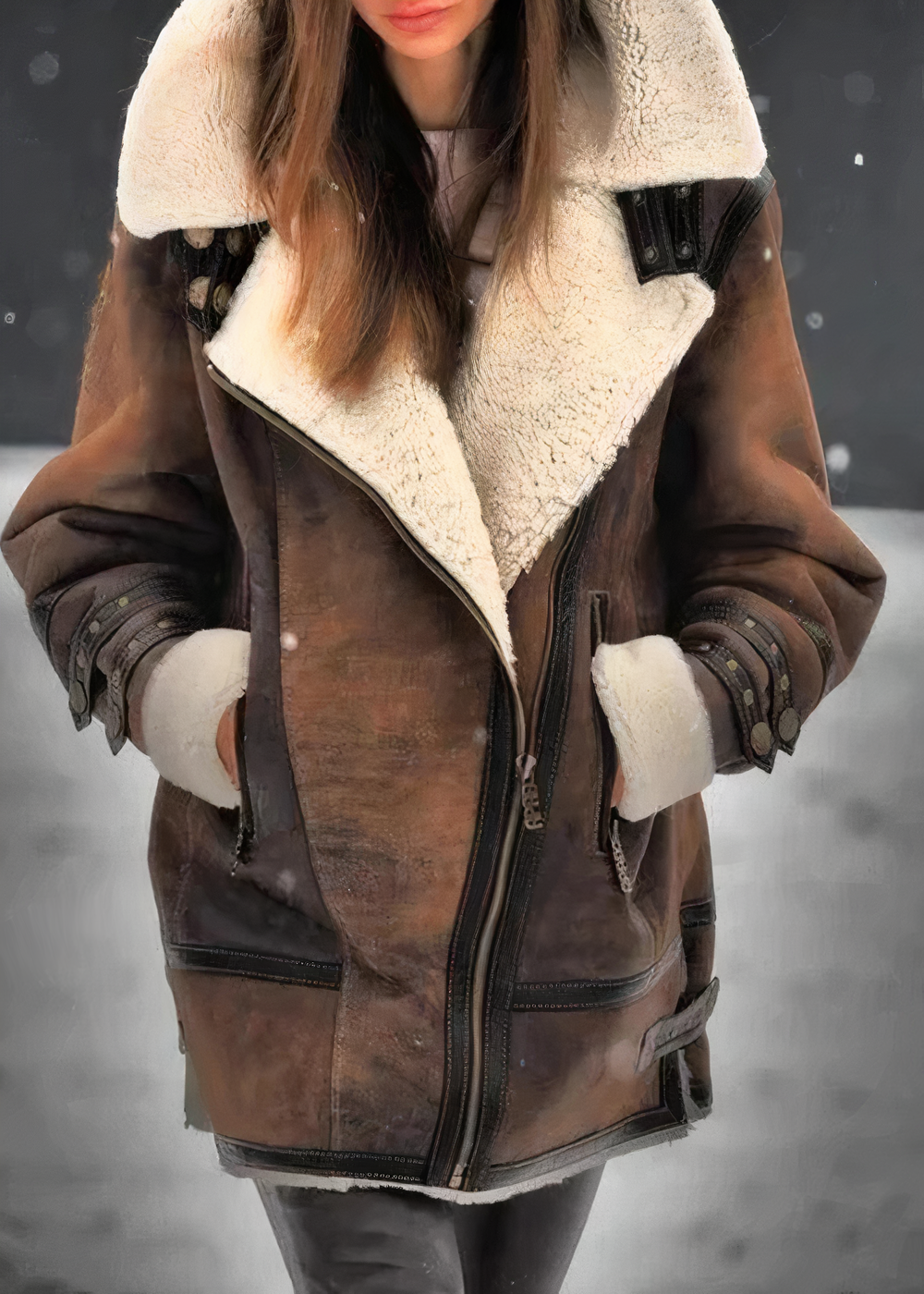 BRYNN - Veste d'hiver douillette