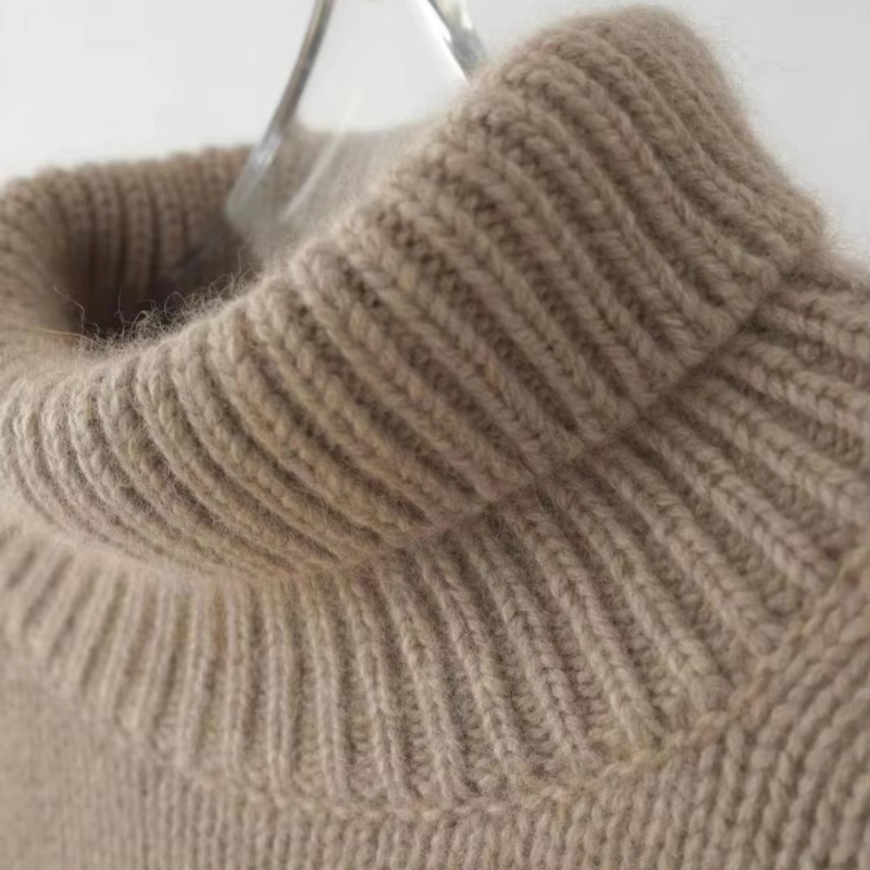 Claire – Pull col roulé douillet pour femme, parfait pour l'automne et l'hiver