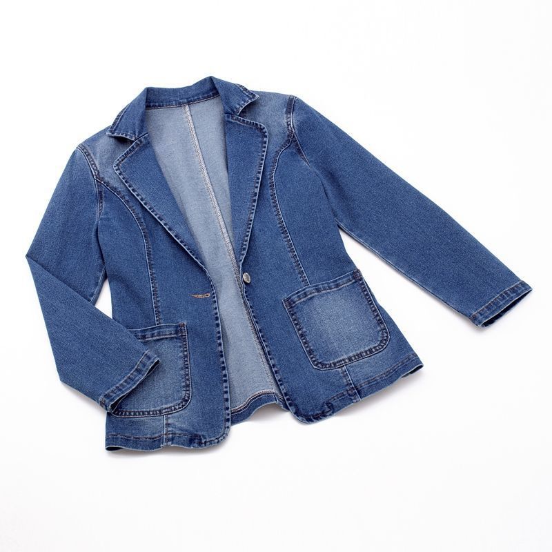 Anne - Blazer en Denim Classique