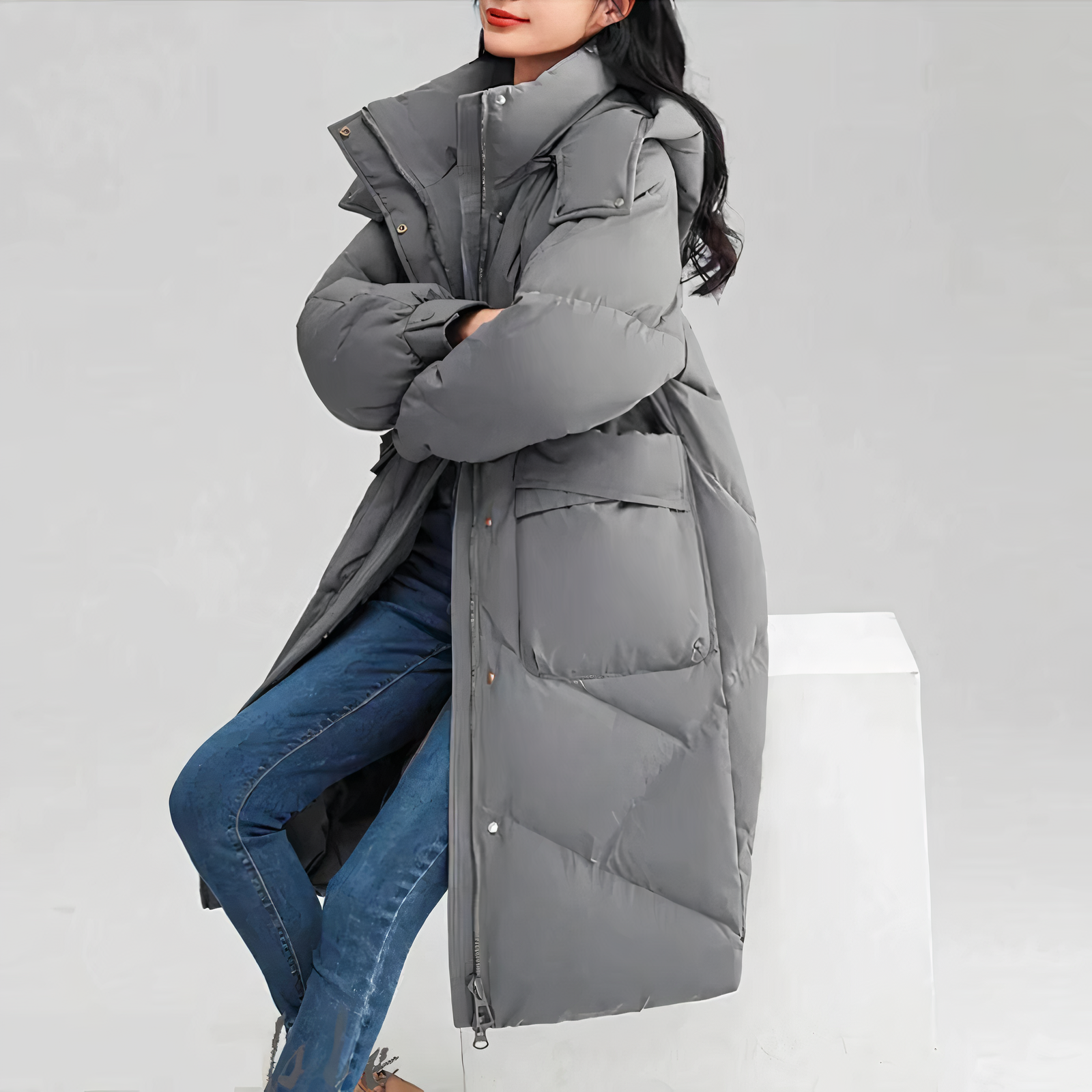 RYLIE - Manteau long épais et chaud