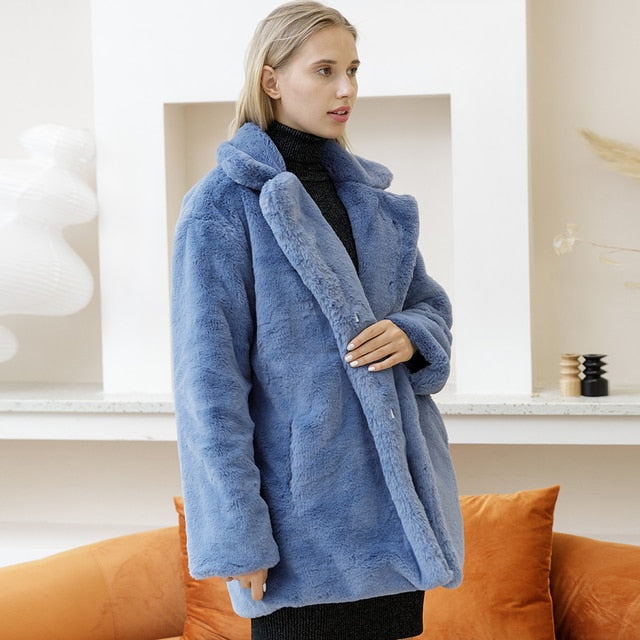 Mila Cozy - Manteau en fausse fourrure pour cet hiver