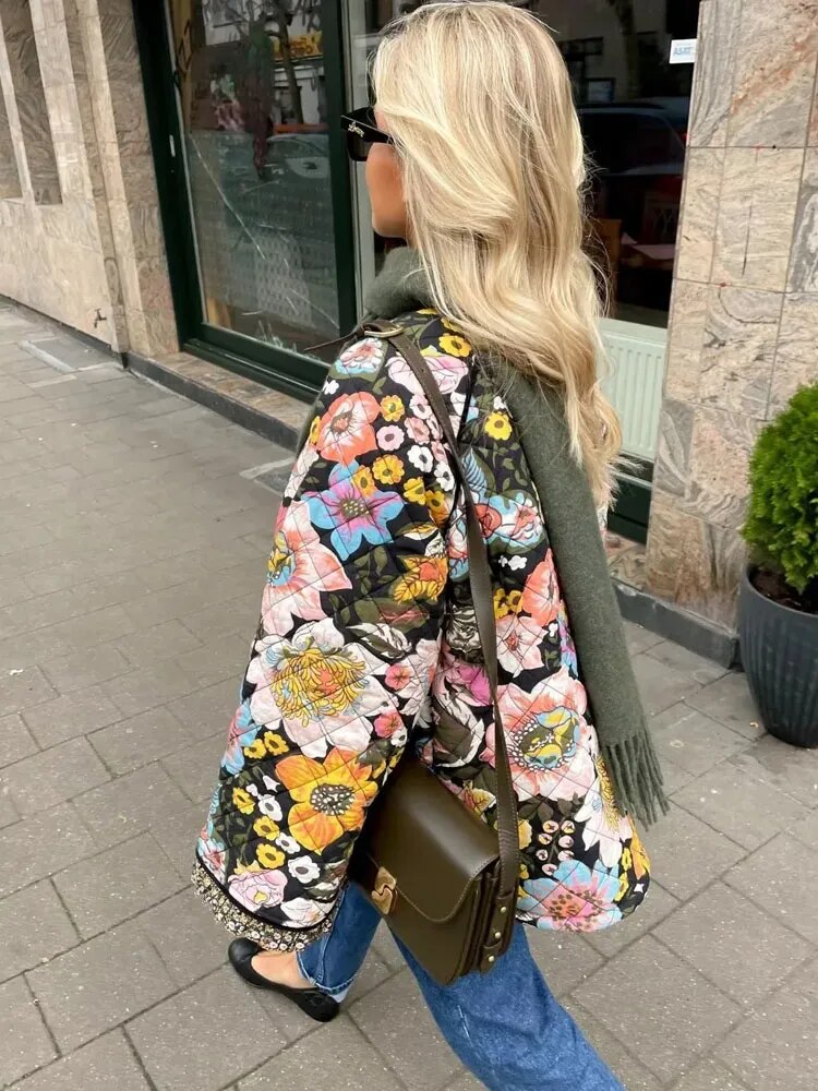 Marina - Veste à motif floral